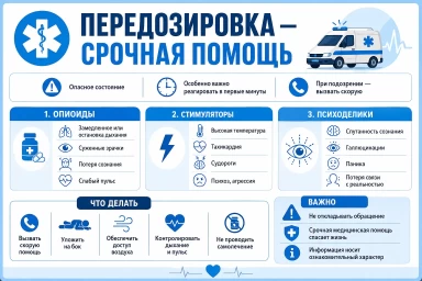 Помощь при передозировке в Дзержинском