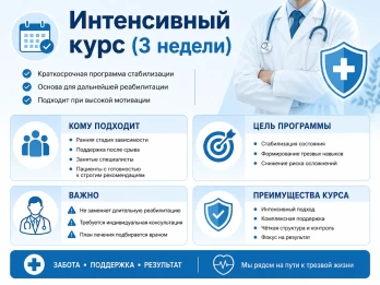 Реабилитация за 21 день в Дзержинском